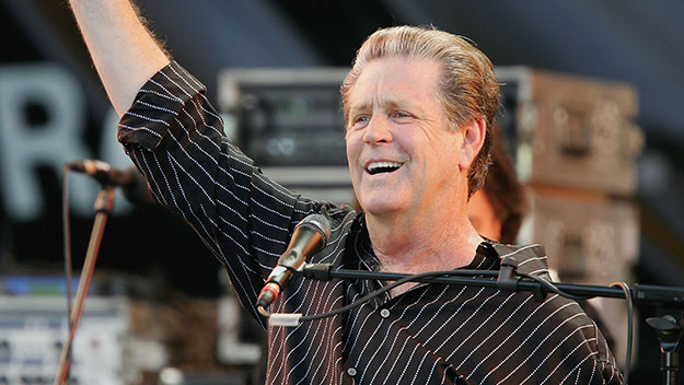 BERLIN - JULY 2: Brian Wilson performs at the Live8 concert July 2, 2005 in central Berlin. The free concert is one of ten simultaneous international gigs including Philadelphia, Berlin, Paris, London, Barrie, Tokyo, Cornwall, Moscow and Johannesburg. The concerts precede the G8 summit (July 6-8) to raise awareness for MAKEpovertyHISTORY. (Photo by Andreas Rentz/Getty Images) *** Local Caption *** Brian Wilson