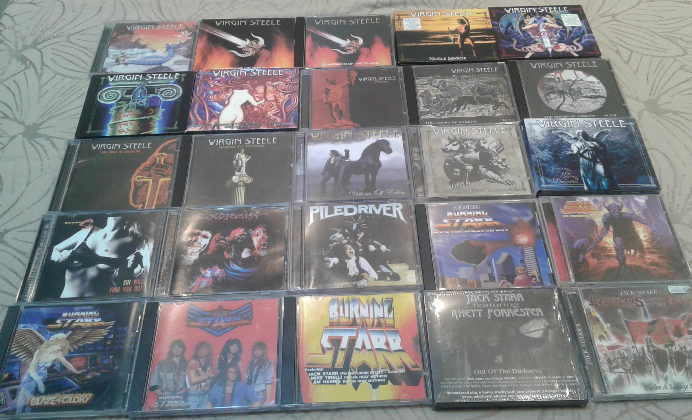 Virgin Steele Burning Starr Jack Star projects