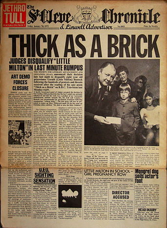 Capas Legais: Jethro Tull – Thick as a Brick [1972]
