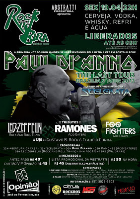 Shows Inesquecíveis: 10 Anos de Paul Di’Anno em Porto Alegre