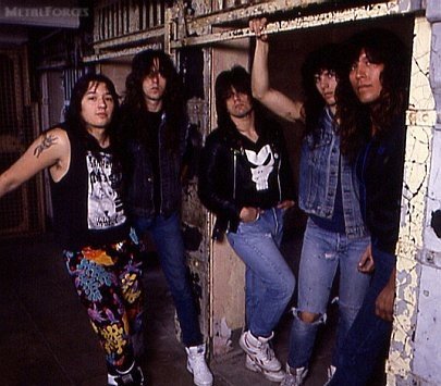 eric-peterson, greg christian, louie-clemente-alex-skolnick e chuck-billy