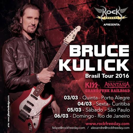 Review Exclusivo: Bruce Kulick Brasil Tour (Porto Alegre e São Paulo, 03 e 05 de março de 2016)