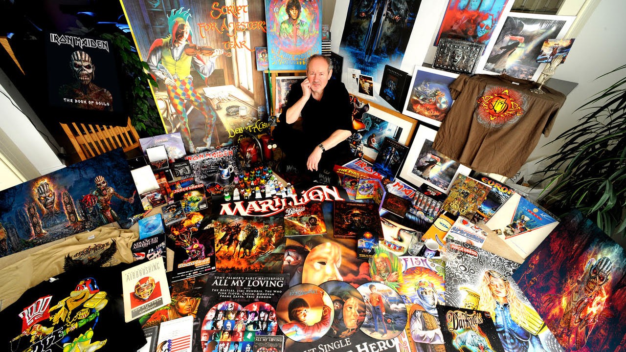 ‘Sob as capas’ com o artista gráfico Mark Wilkinson