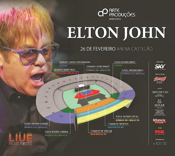 Shows Inesquecíveis: Elton John (Fortaleza, 26 de fevereiro de 2014)