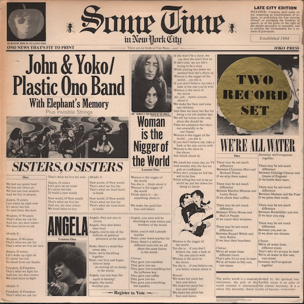 Discos que Parece que Só Eu Gosto: John Lennon & Yoko Ono – Some Time in N. Y. C. [1972]