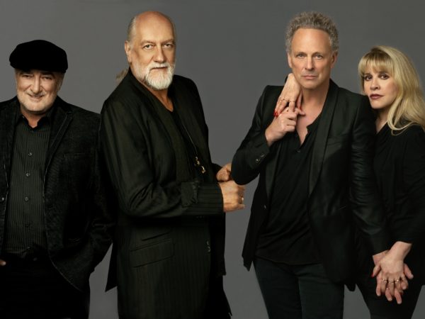 John McVie, Mick Fleetwood, Lindsey Buckingham e Stevie Nicks. Fleetwood Mac em 2003