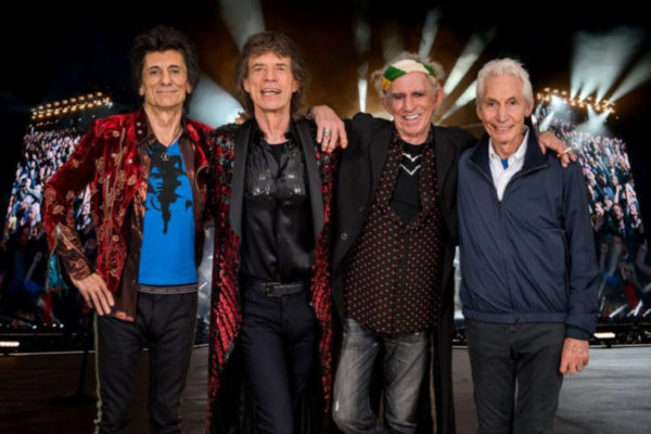 Ron Wood, Mick Jagger, Keith Ricards e Charlie Watts