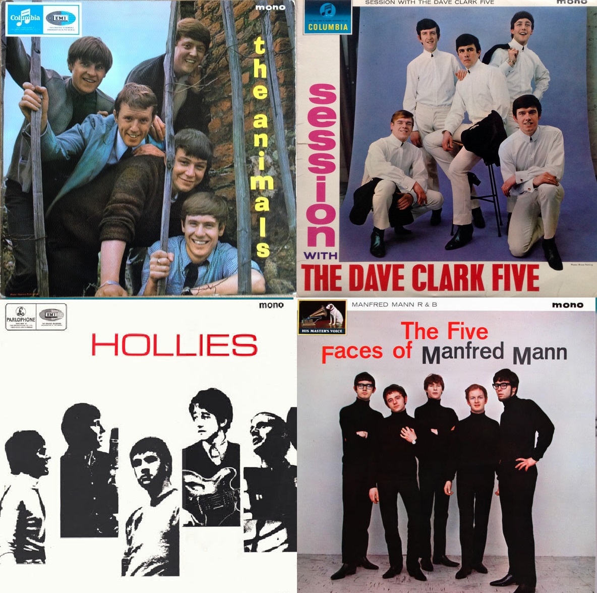 As discografias britânica e americana das bandas dos anos 60: Por que as diferenças?