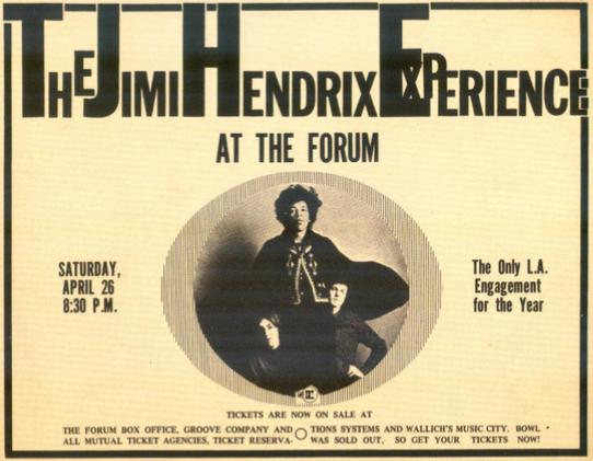 The Jimi Hendrix Experience – Los Angeles Forum – April 26, 1969 [2022]