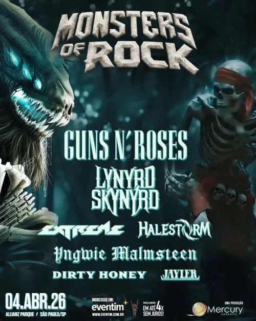Monsters of Rock – Allianz Parque (04/04/2026):